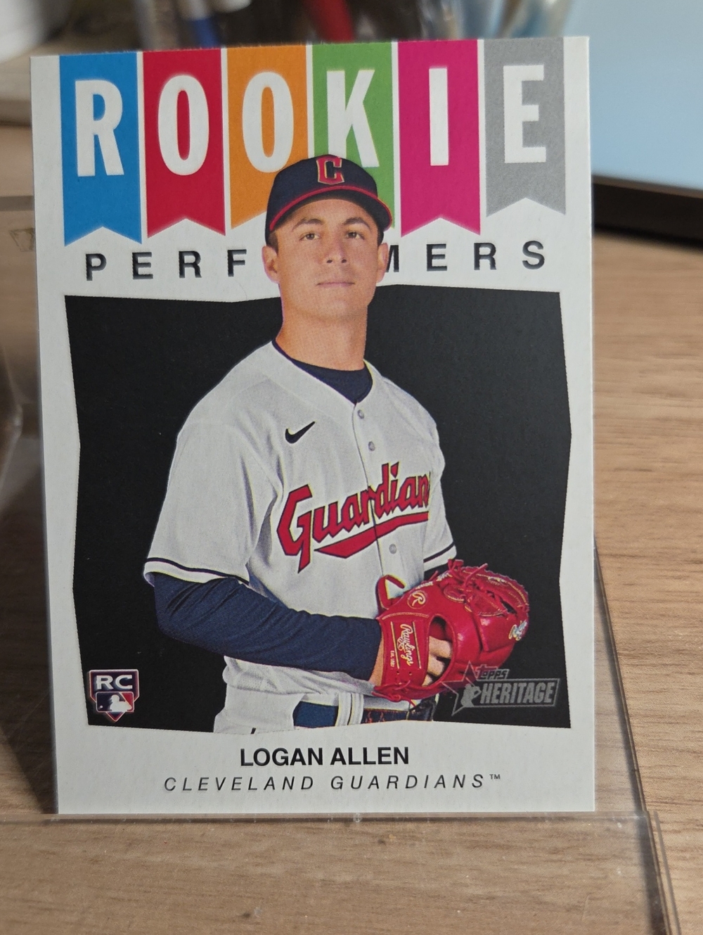 2023 Topps Rookie Performers Logan Allen - Red, Blue, Green, Pink, Orange, Gray